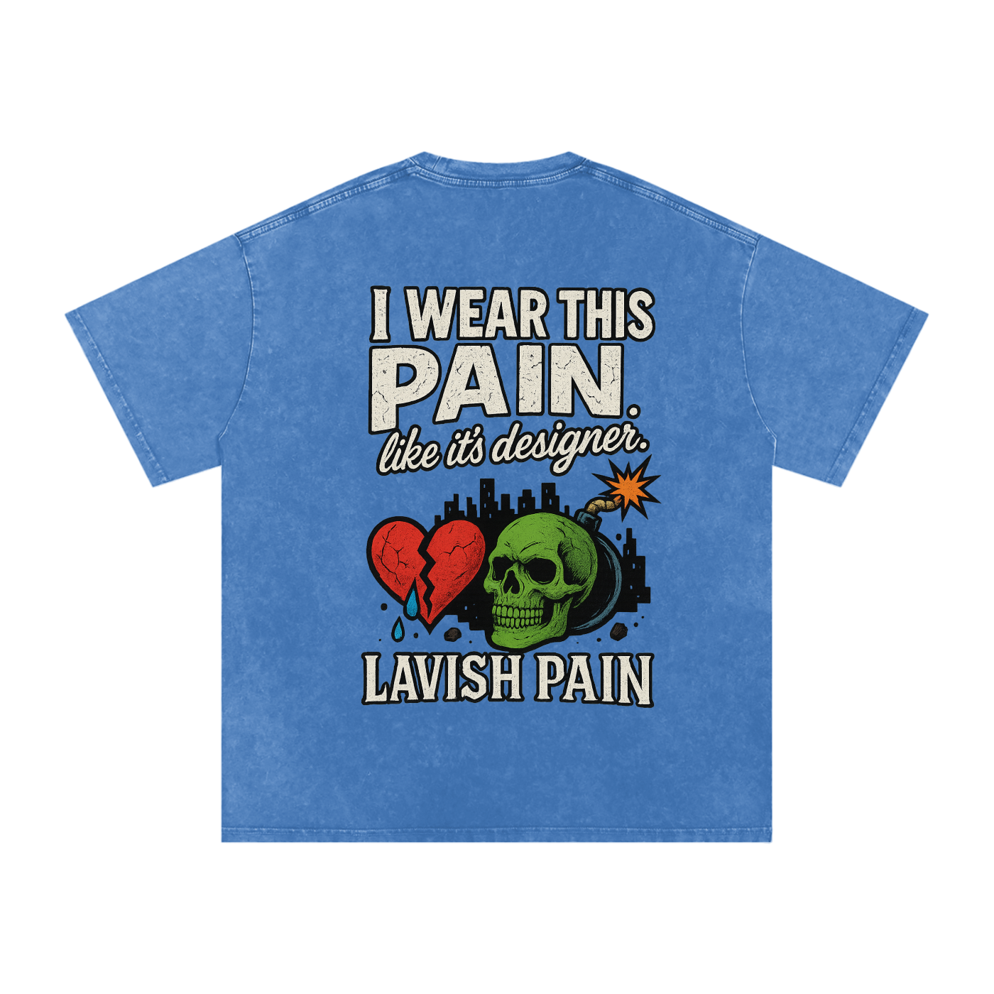Acid Wash Oversize T-Shirt - 250 GSM