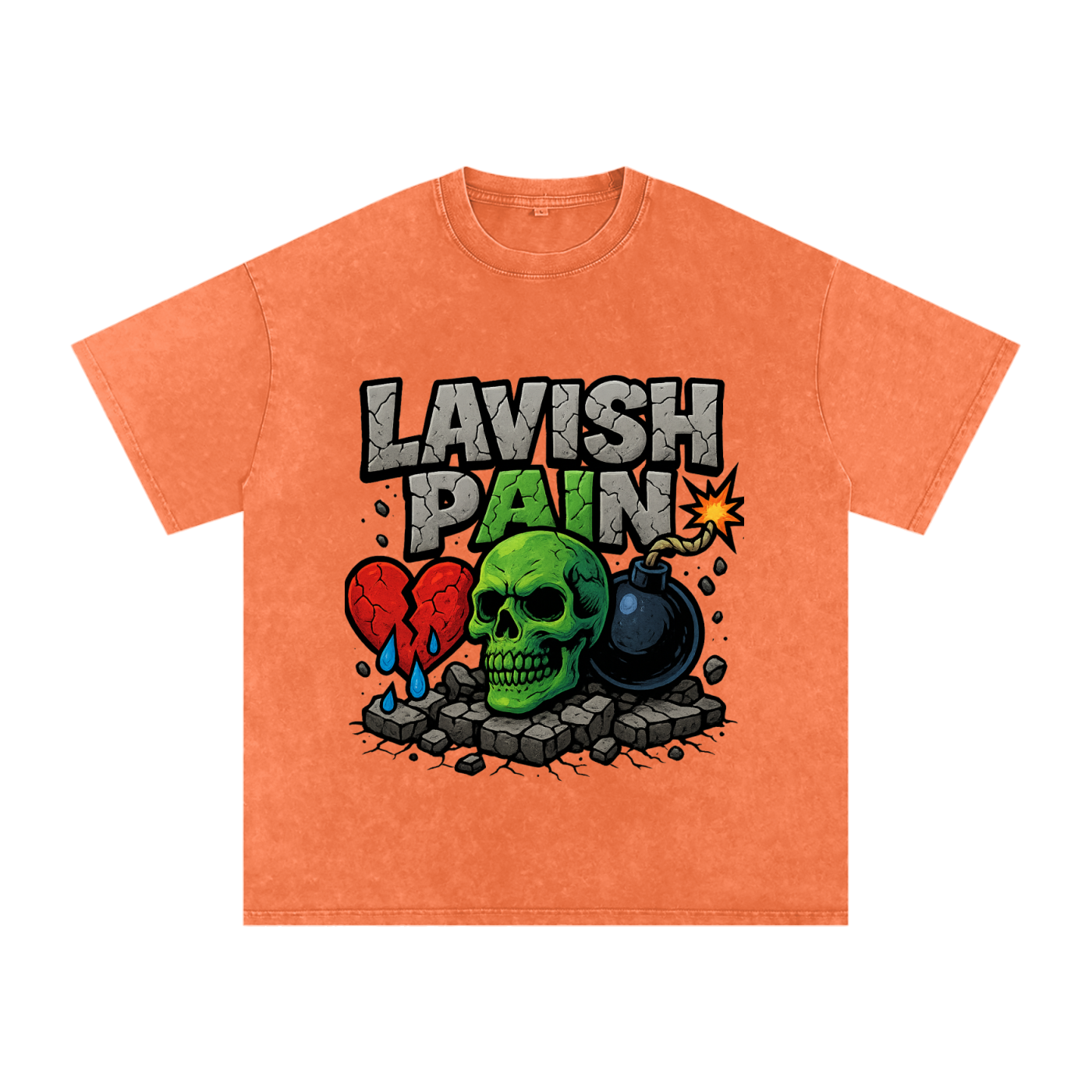 Acid Wash Oversize T-Shirt - 250 GSM