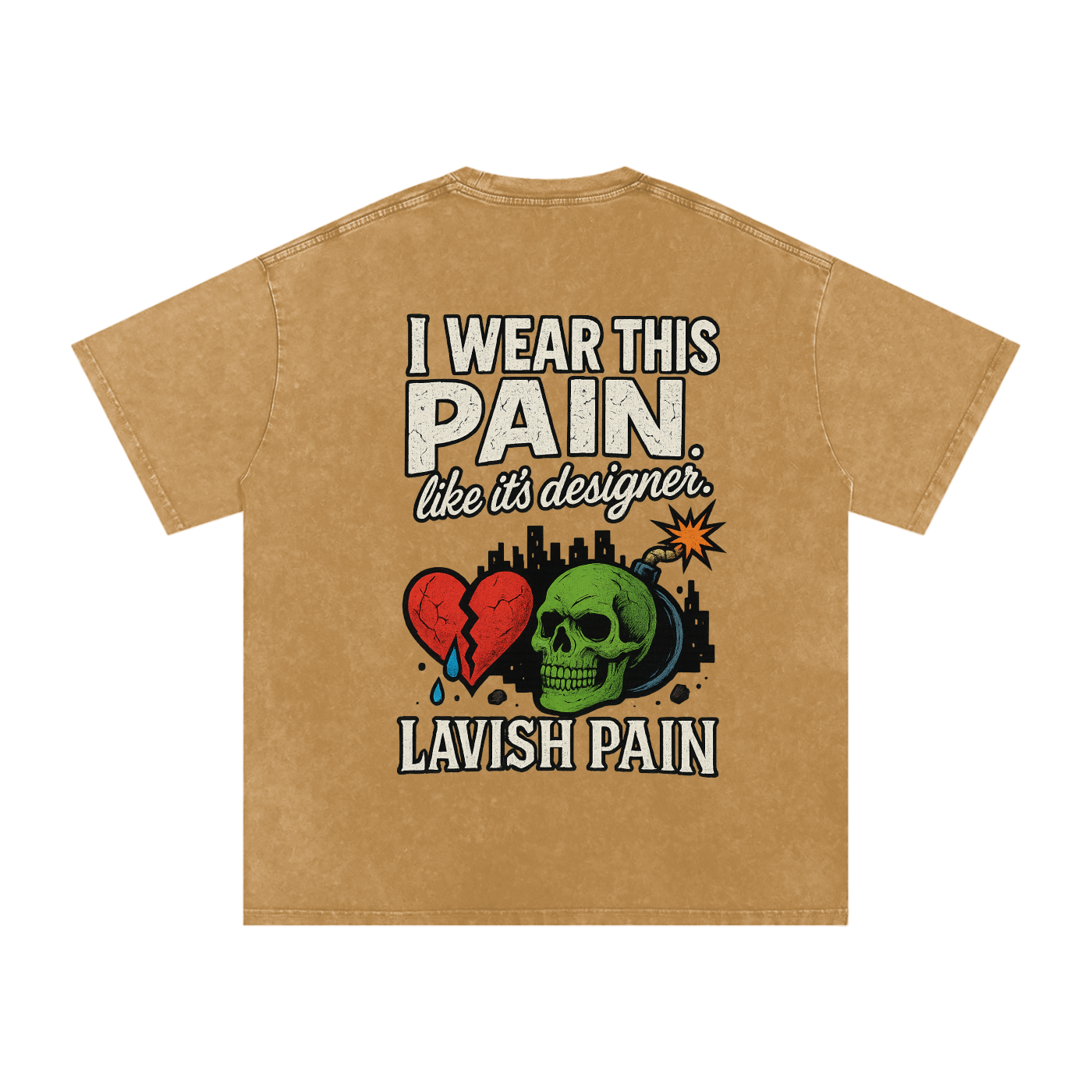 Acid Wash Oversize T-Shirt - 250 GSM