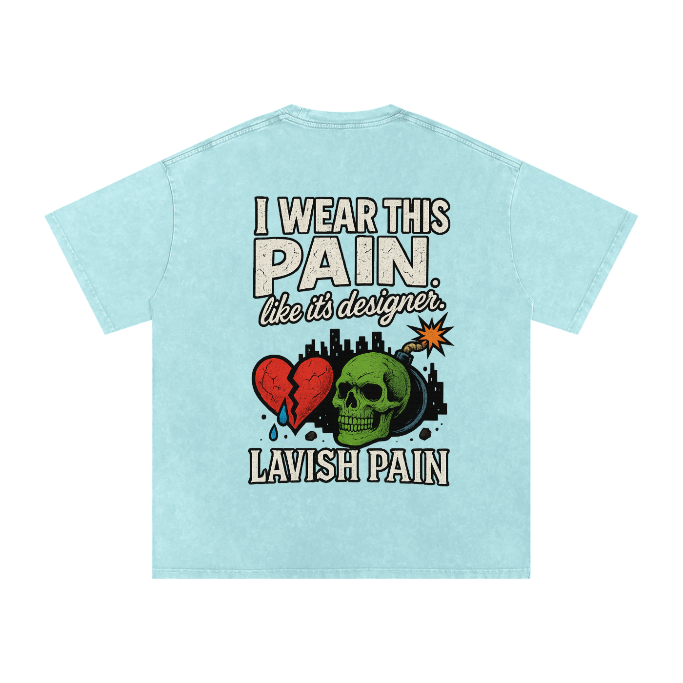 Acid Wash Oversize T-Shirt - 250 GSM