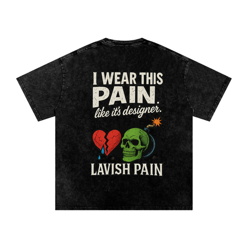 Acid Wash Oversize T-Shirt - 250 GSM