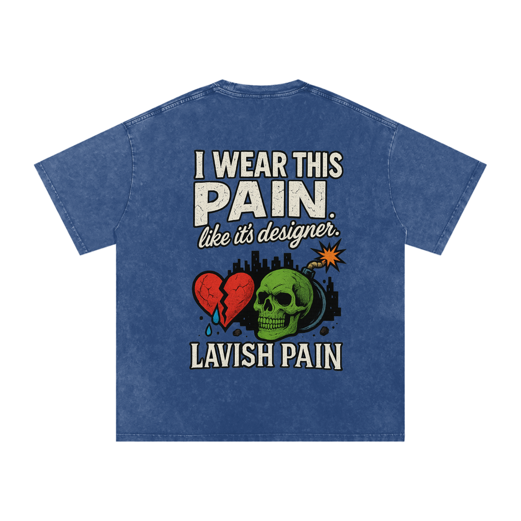 Acid Wash Oversize T-Shirt - 250 GSM