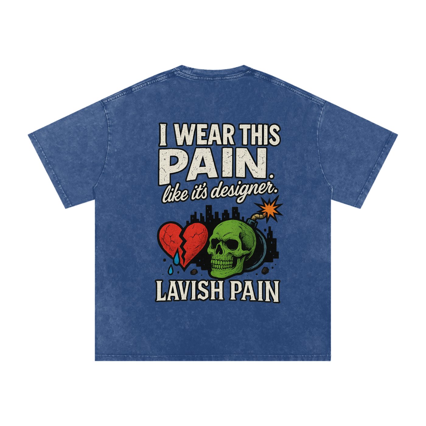 Acid Wash Oversize T-Shirt - 250 GSM