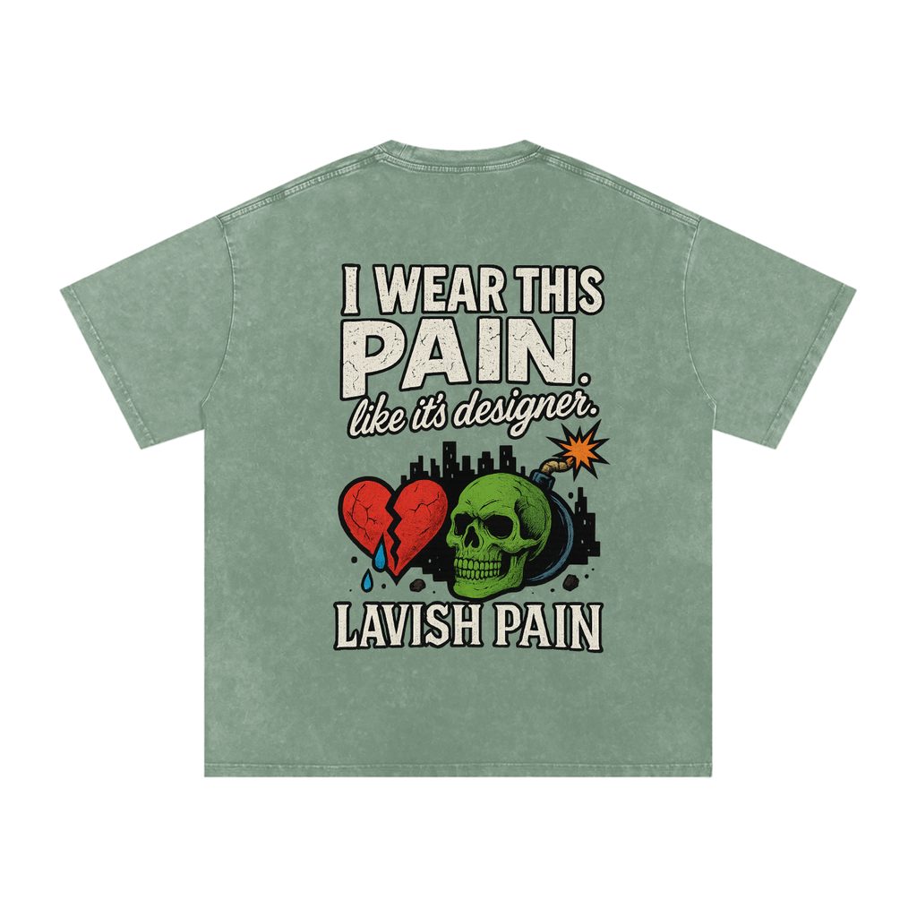 Acid Wash Oversize T-Shirt - 250 GSM